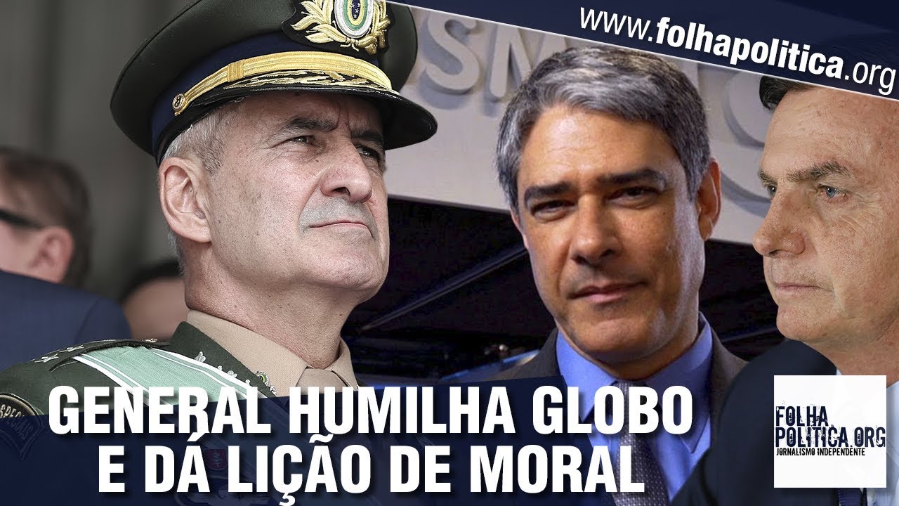 General Ramos humilha a Rede Globo e dá lição de moral contra manipulações da mídia